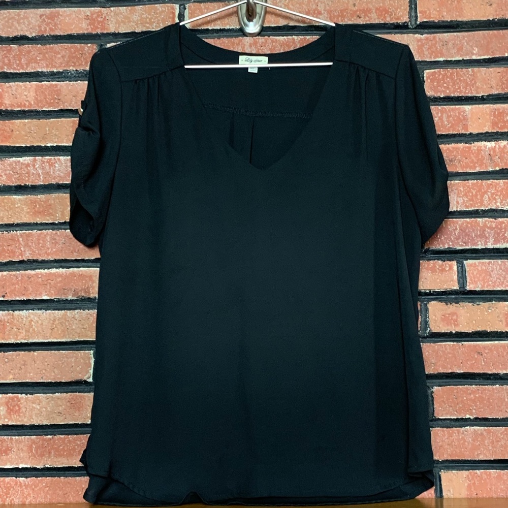 Lily Star Short Sleeve Top SZ - L
